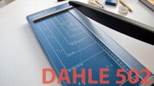 Dahle 502 lever cutting machine in our test